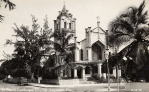 Old Photo of St Paul's Church in Key West FL