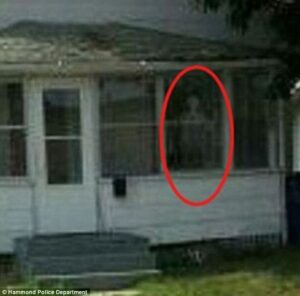 Ammons Haunted House with an apparition