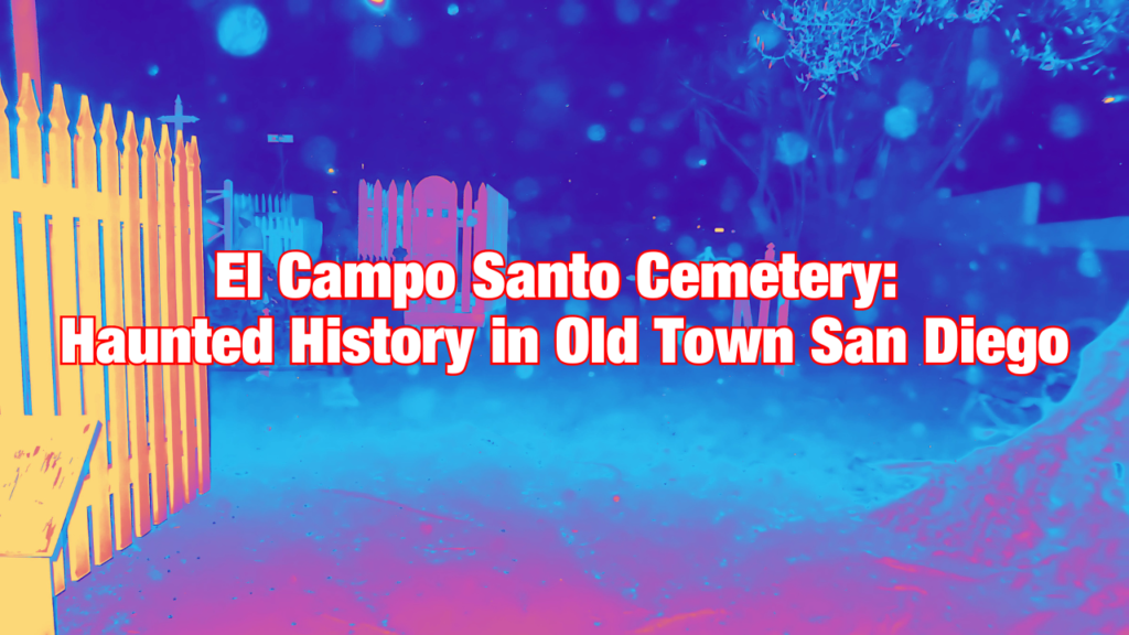 El Campo Santo Cemetery in Old Town San Diego - haunted burial ground