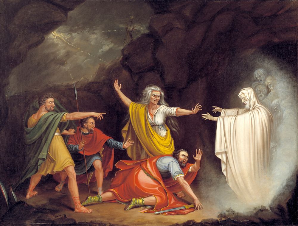 story of Saul consulting the prophet Samuel's spirit
